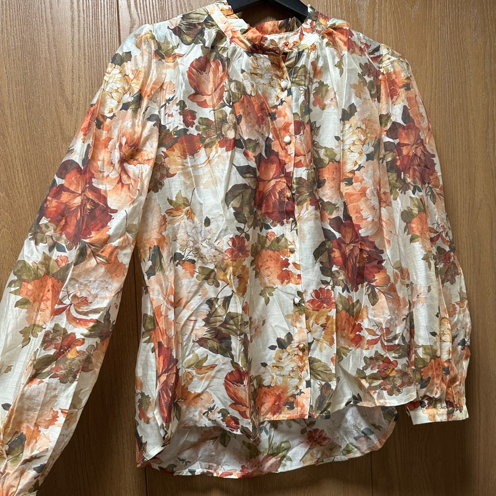Bailey 44 Sheer Floral Blouse